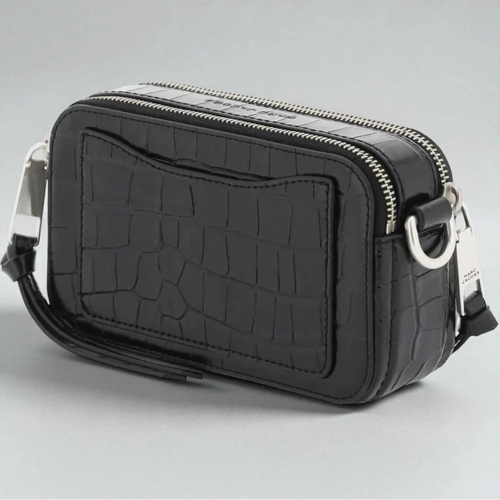 MARC JACOBS The Croc-Embossed Chain Snapshot (NWT) - Picture 4 of 7